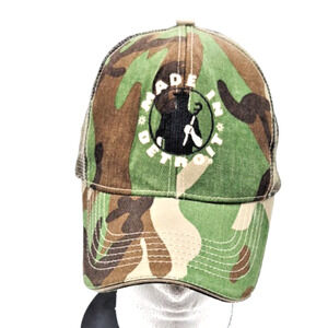 Trucker Hat Made Detroit Camouflage Mesh Snapback Adjustable Embroidered Logo